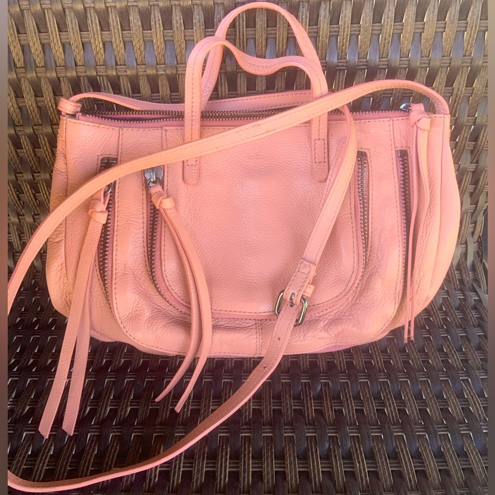 Kooba * Beautiful Pink Pebble Leather Shoulder Bag Purse